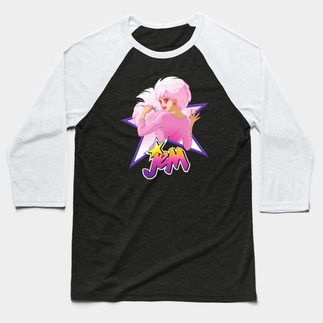 Jem Baseball T-Shirt by ThePuKiman